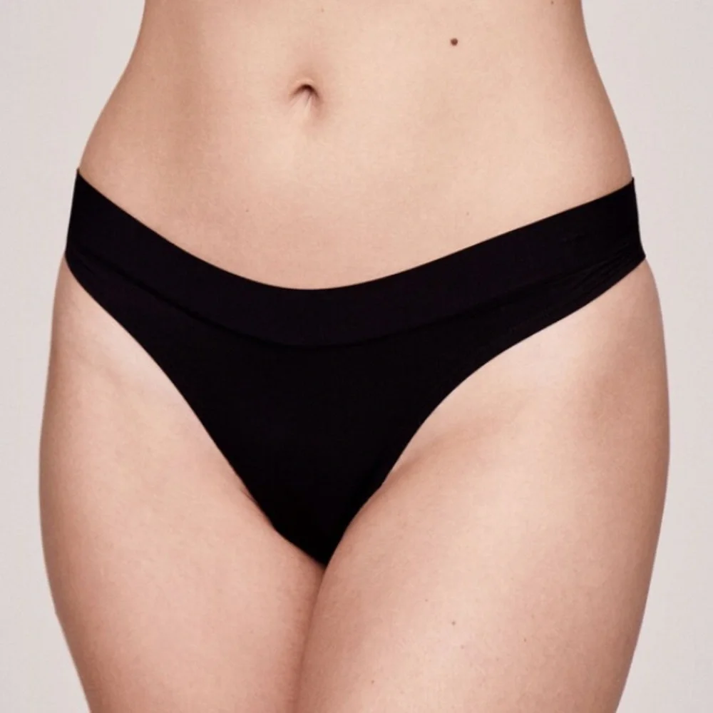 New CUUP The Thong Modal Black Panty size 3 M